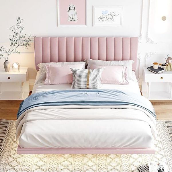 Platform Bed with Floating Base